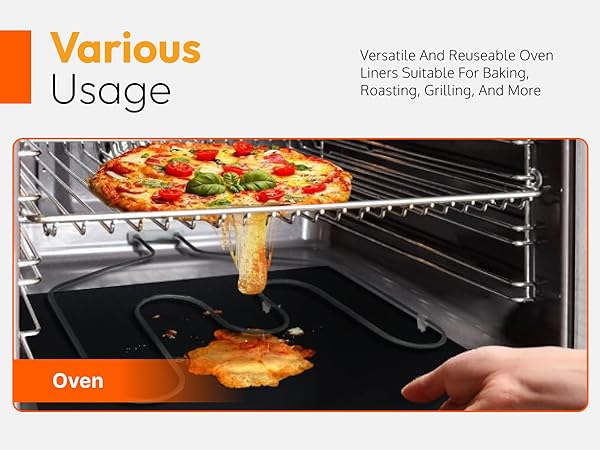 Heavy Duty Oven Liners for Bottom of Oven 
