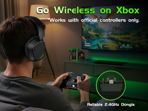 wireless gaming headset for xbox