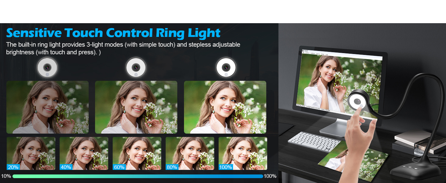 Document camera teachers teaching usb light LED 8mp classroom school 