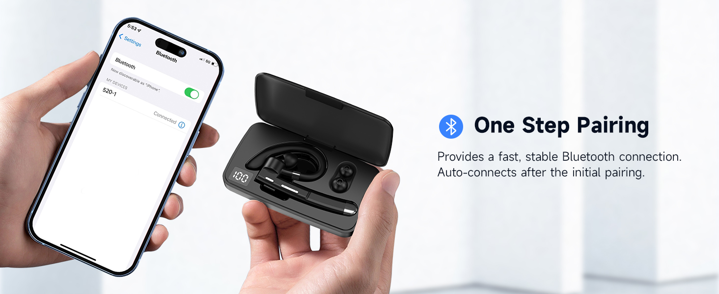 bluetooth headset with microphone