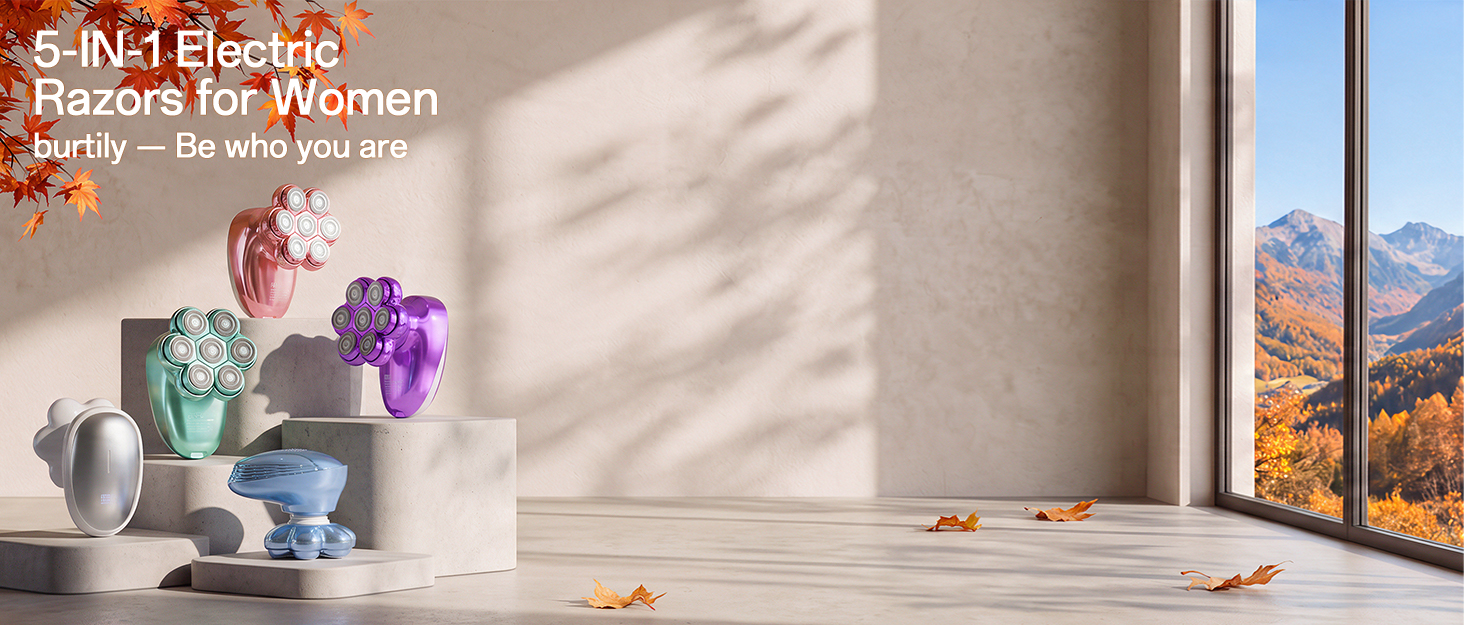 5-in-1 Electric Razors for Women