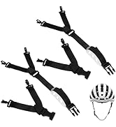 2PCS Elastic Helmet Strap, Hard Hat Chin Strap Adjustment Chin Strap Replacement Chin Cup for Bik...