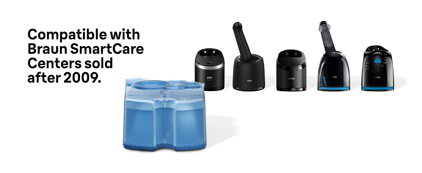The Braun 3in1 ShaverCare refills are compatible with Braun SmartCare Centers sold after 2009.