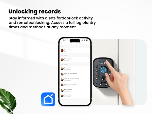 Keyless entry door lock