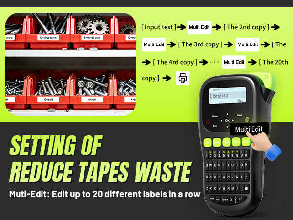 label maker machine with tape