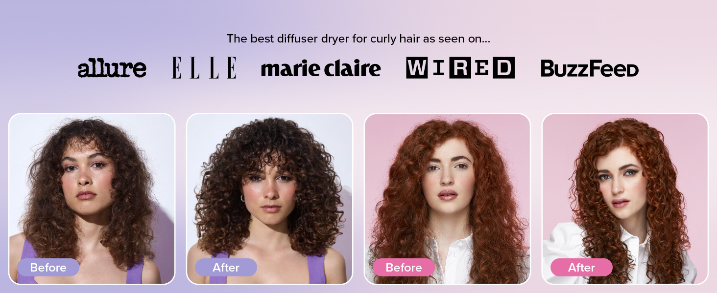 The best diffuser dryer for curly hair.
