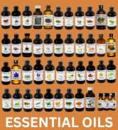 Essential Oils 4 oz + Lavender Sample Pack of 1 oz Collage