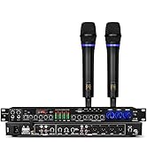 Depusheng S6 KTV Pre-Effector Household Reverberator Karaoke Anti-Howling Audio Processor USB Blu...