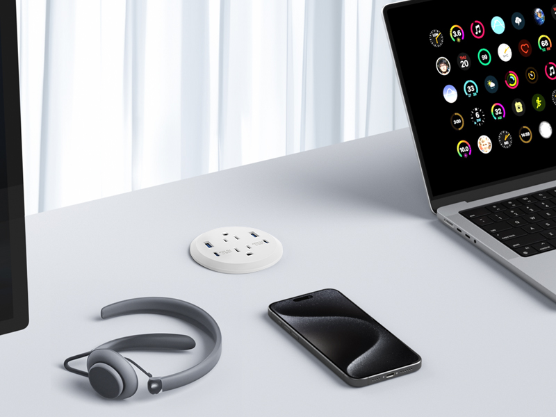 Desktop Power Grommet PD 65W USB C