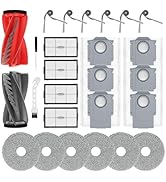 BUXEBUX 26Pcs Qrevo CurvX Accessories Replacement Parts for Roborock Saros 10R, Qrevo CurvX Robot...