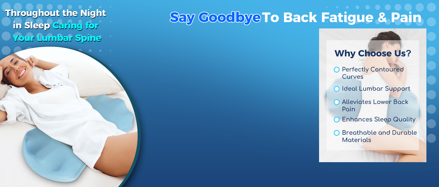 Lumbar Support Pillow for Bed