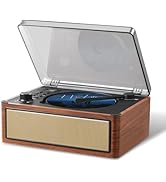 G Keni Retro CD Player with Bluetooth in/Out, Portable CD Player with Dual HiFi Stereo Speakers, ...