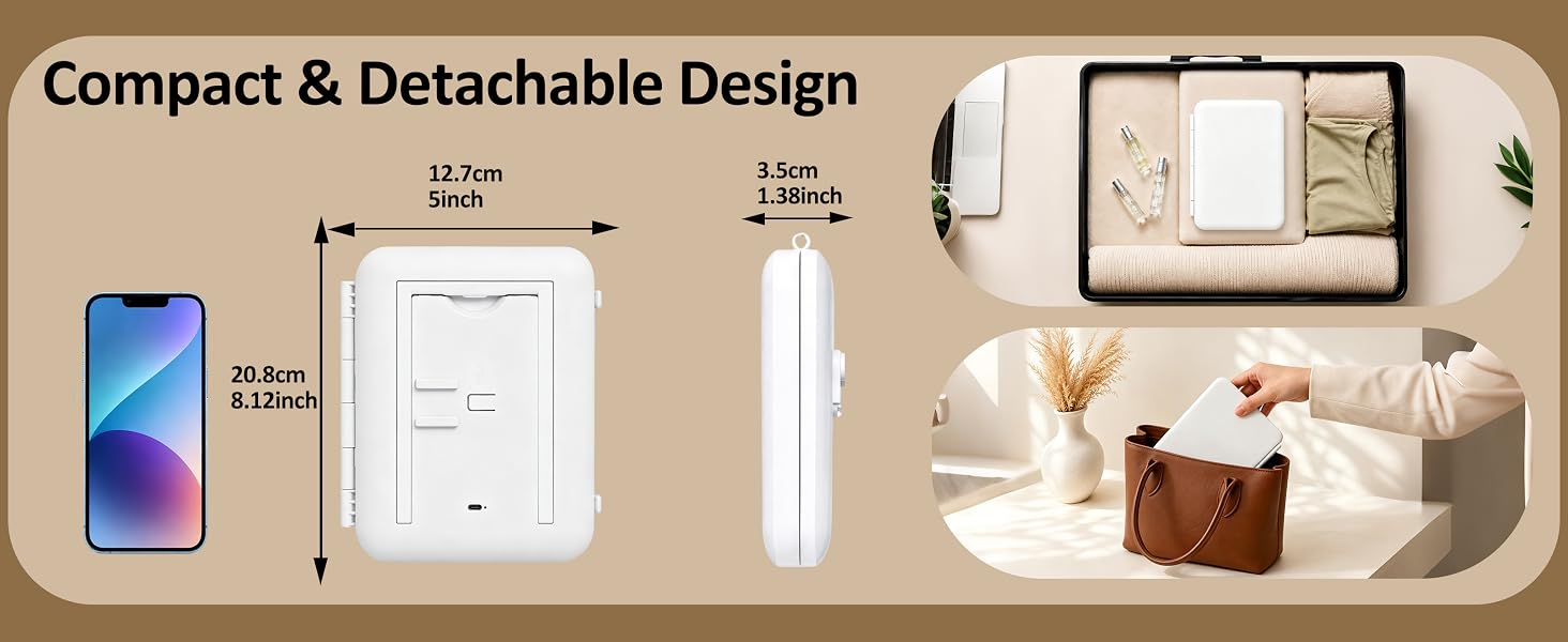 Compact &amp;amp; Detachable Design