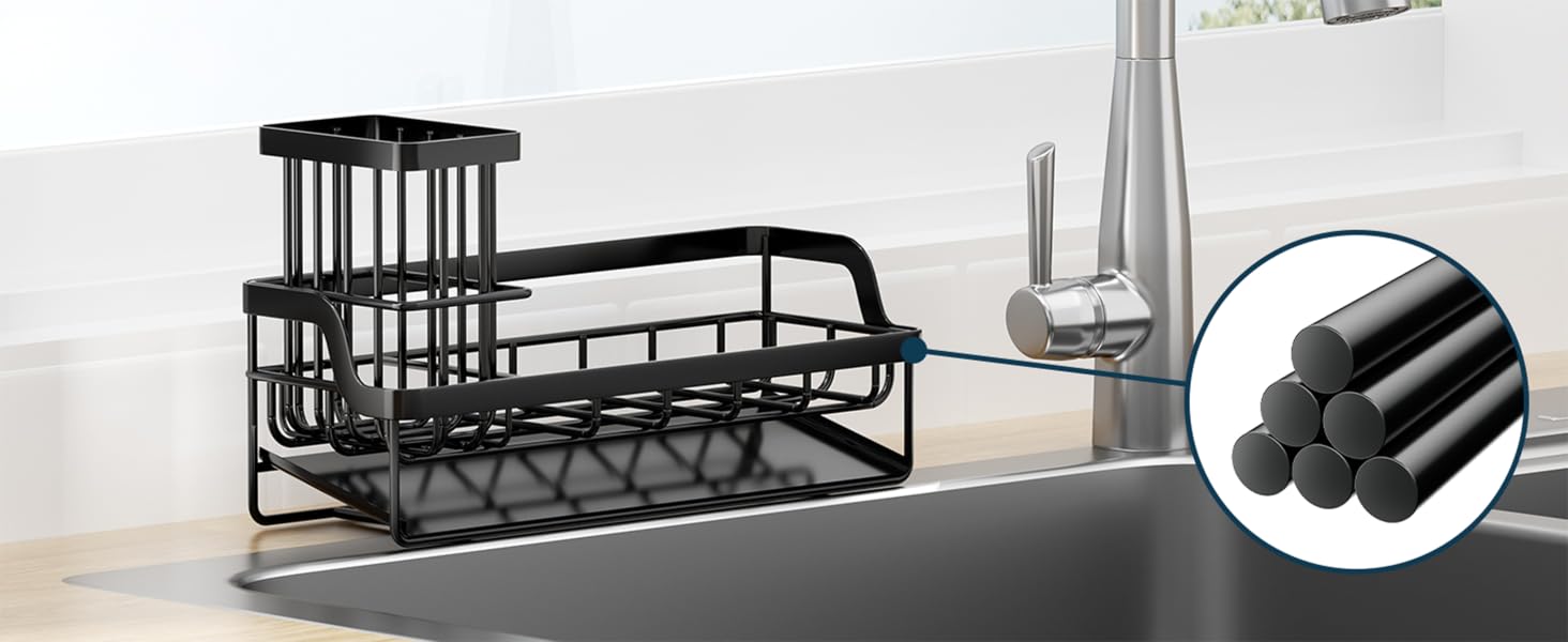 soap and sponge holder for the kitchen sink