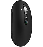 INFINMIND Wireless Mouse, Bluetooth Multi-Device Mouse (BT1 / BT2 / 2.4G), Silent Click Slim Mous...