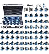 EXMAX ELGT-470 Wireless Tour guide Microphone and Headsets Equipment Interpreting System 100 Chan...