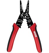 WGGE WG-015 Professional 8-inch Wire Stripper/wire crimping tool, Wire Cutter, Wire Crimper, Cabl...