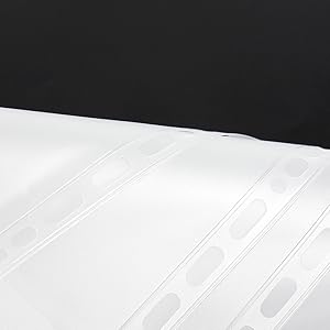 Multi Pocket A4 Binder Pocket with Flap Binder Pouches PVC Loose Leaf Insert Pages Filing Bags