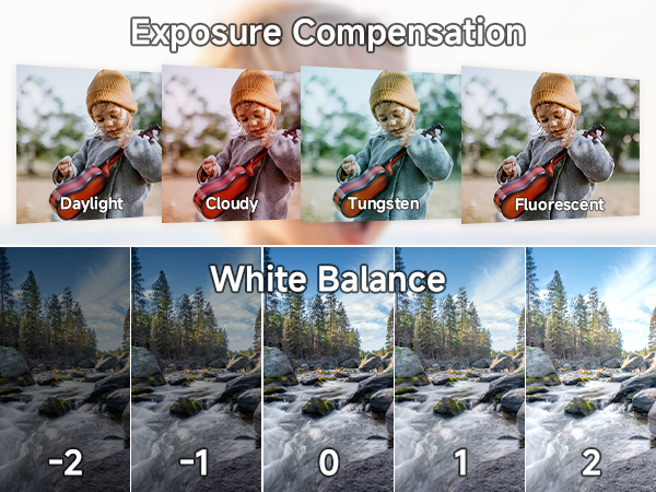 funny filters and white balance