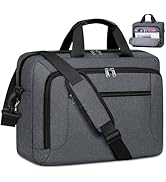 Laptop Bag 17.3 Inch Laptop Briefcase Large Waterproof Laptop Case for Men Women Business Office ...