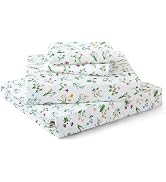 MUXHOMO Queen Size 4 Piece Sheet Set, Soft Breathable Bed Sheet Set for Bedroom with Deep Pocket ...