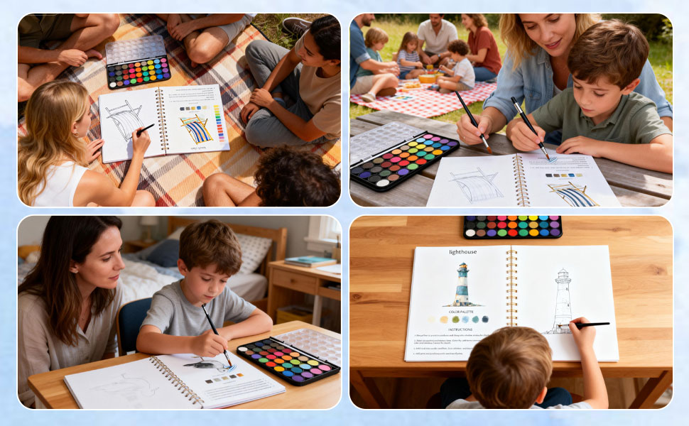 watercolor workbook