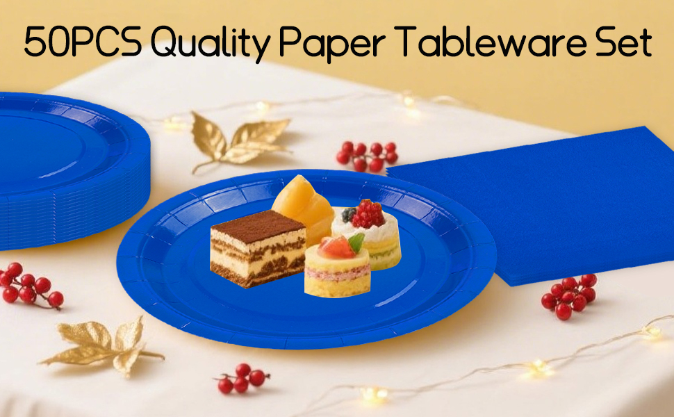 Blue party supplies