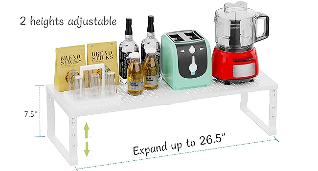 2 heights adjustable