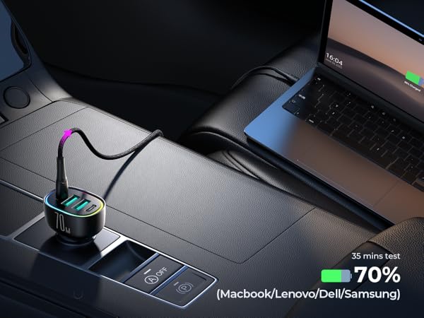 USB C Car Charger Fast