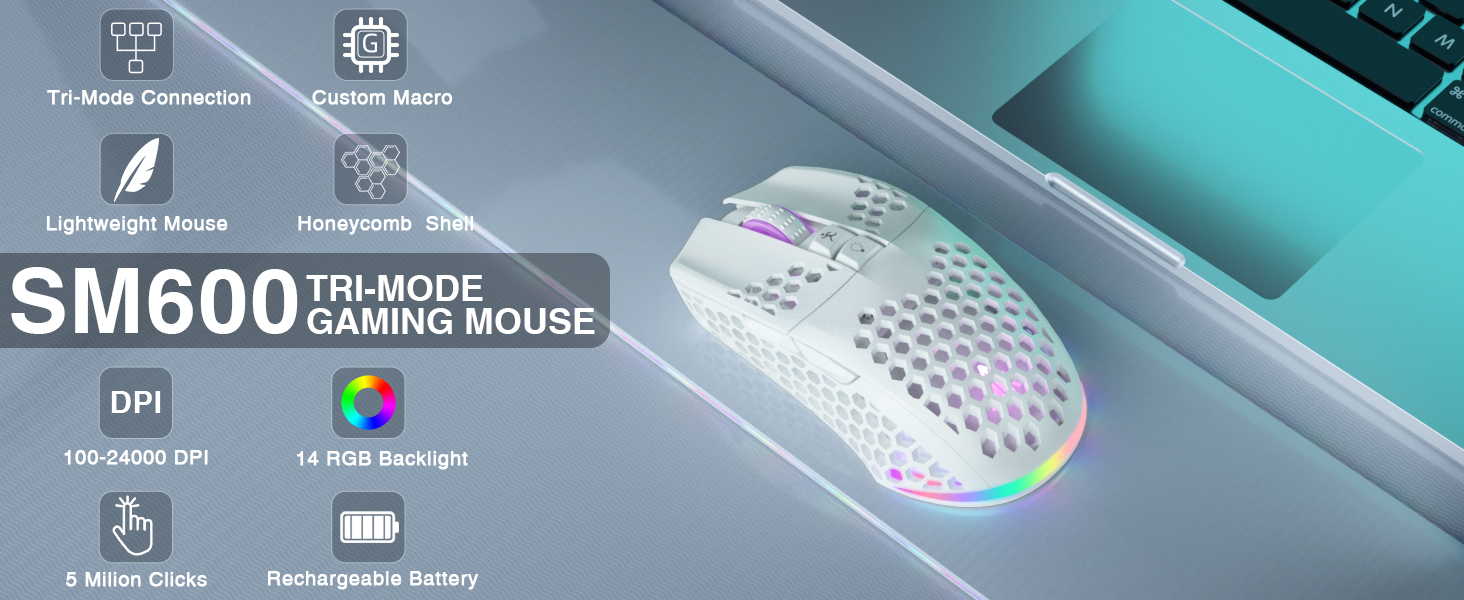 wireless gaming mouse wireless mouse gamer Rechargeable programmable custom mouse