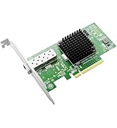BZIZU 10Gb NIC PCIE X8 Network Adapter, Intel 82599EN, Single SFP+ Port, Compatible with Windows/...