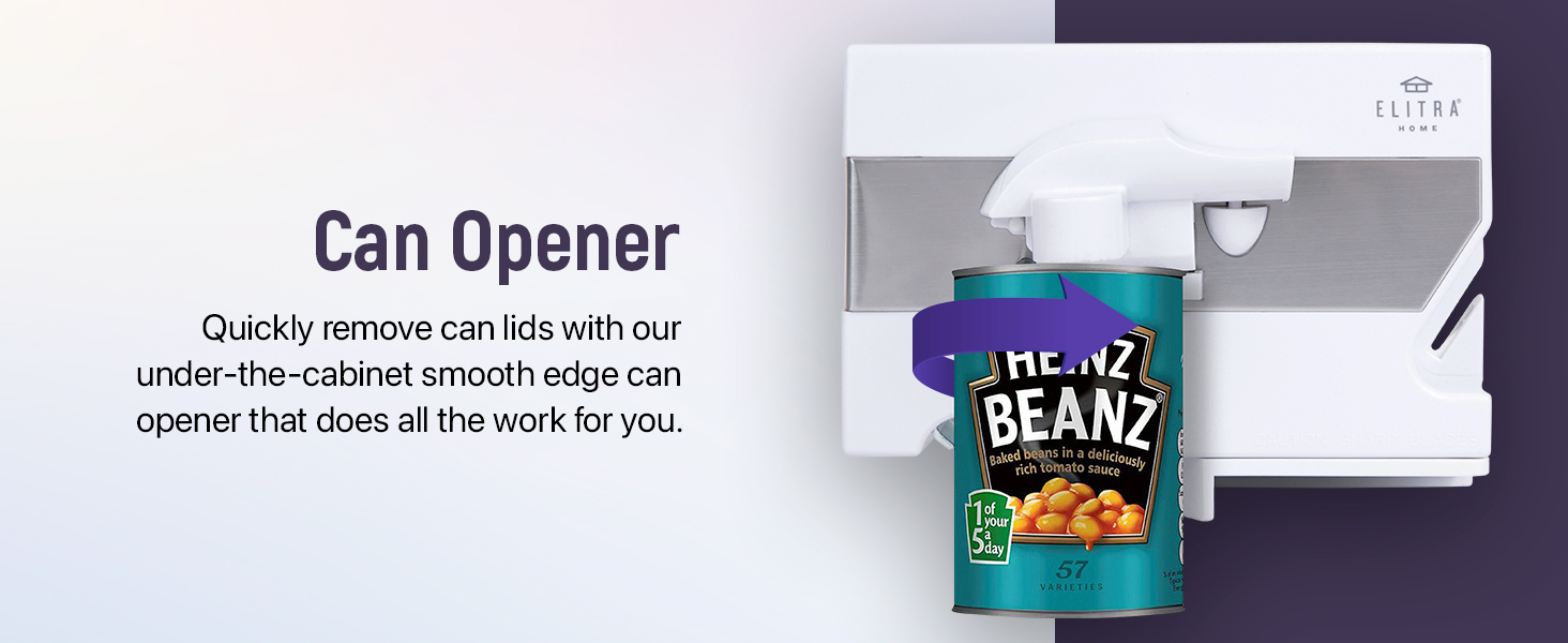 Electric Can Opener - 4 in 1 white 3