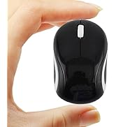 Wireless Mouse Cute Mini Computer Mouse Small Size Pocket Portable Compact Travel USB Optical Mic...