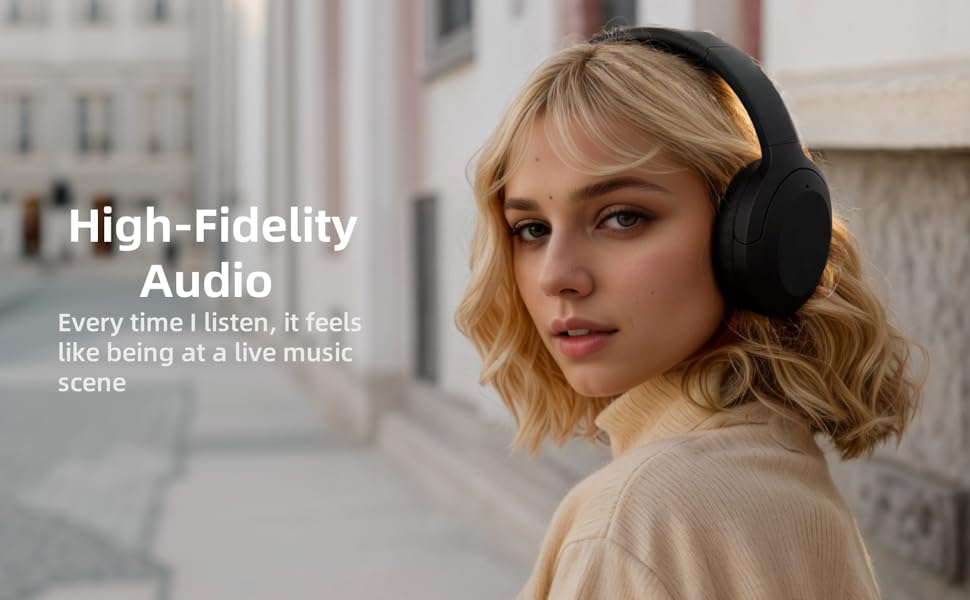 High-fidelity audio Every time I listen, it feels like being at a live music scene