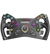 MOZA KS Steering Wheel 300mm Butterfly Style GT Racing Wheel, Fully Customizable Sim Racing Gamin...