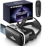 FEEBZ 3D VR Headset for Kids 2.0 + Android Remote - for iPhone &amp; Android Phones | with 3D VR Vide...
