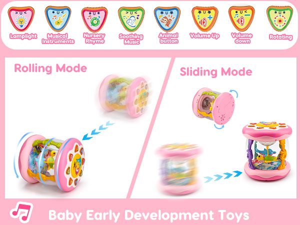 baby girl toys baby rotating projector
