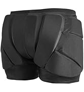 AIDY-PRO Snowboard Padded Shorts Butt Pads for Skating, Ski Snowboard Butt Protector Gear Skatebo...