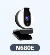 NexiGo N680E 1080P Webcam with Ring Light
