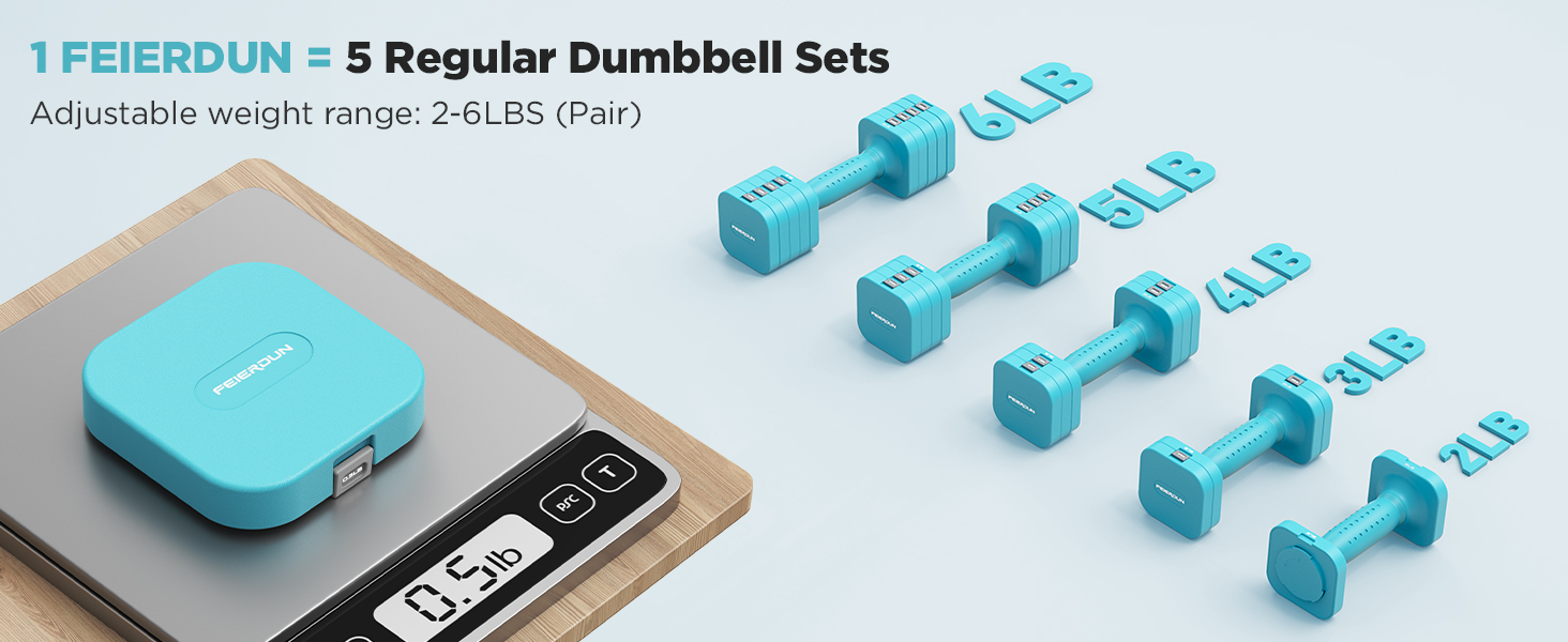adjustable dumbell set