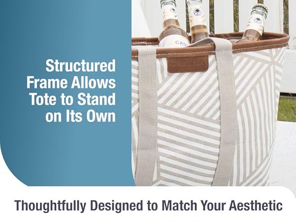 Luxe reusable grocery tote