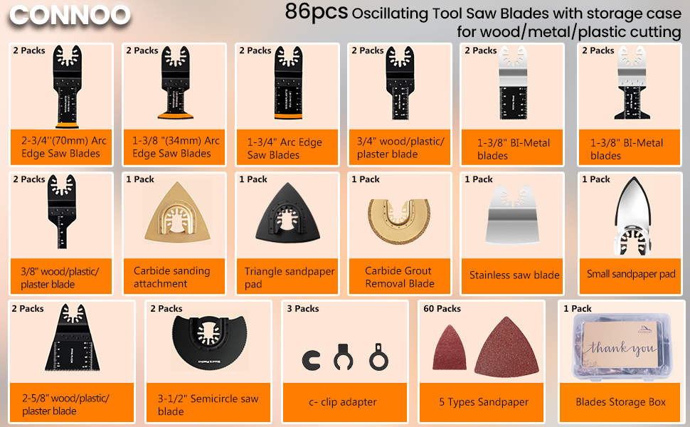 oscillating saw blades