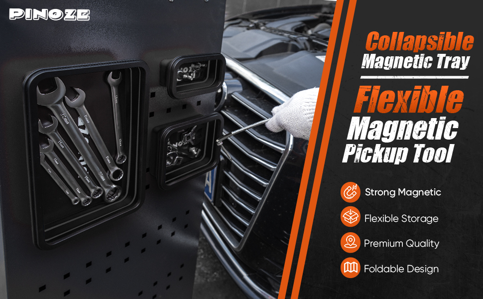 Collapsible parts tray