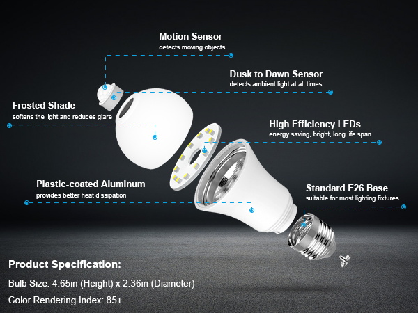 motion sensor bulbs