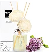 Aronica Twin Sola Diffuser - Pure Lilac Fragrance, 160ml / 5.41 Floz, Lilac Scented Products, Flo...