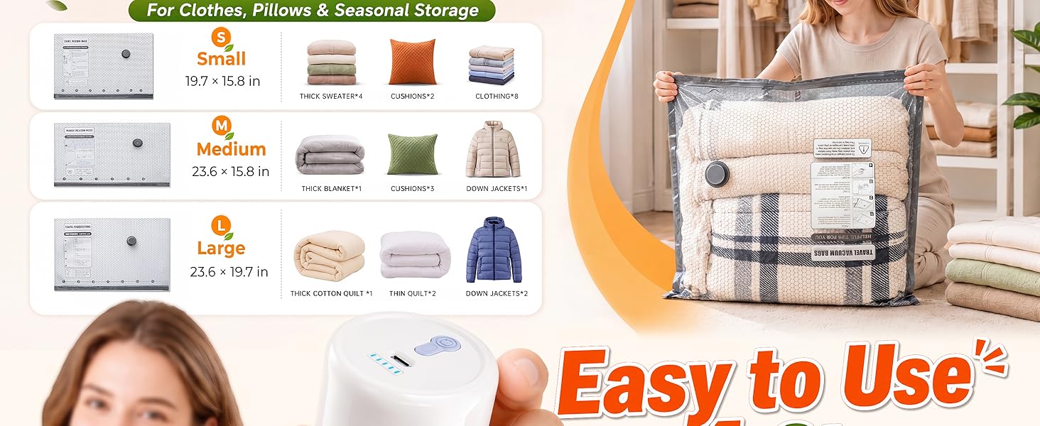 travel vacuum bags