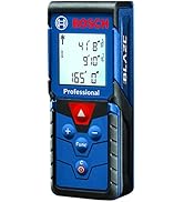 Bosch Blaze Pro GLM165-40 165ft Laser Distance Measure with Color Backlit Display