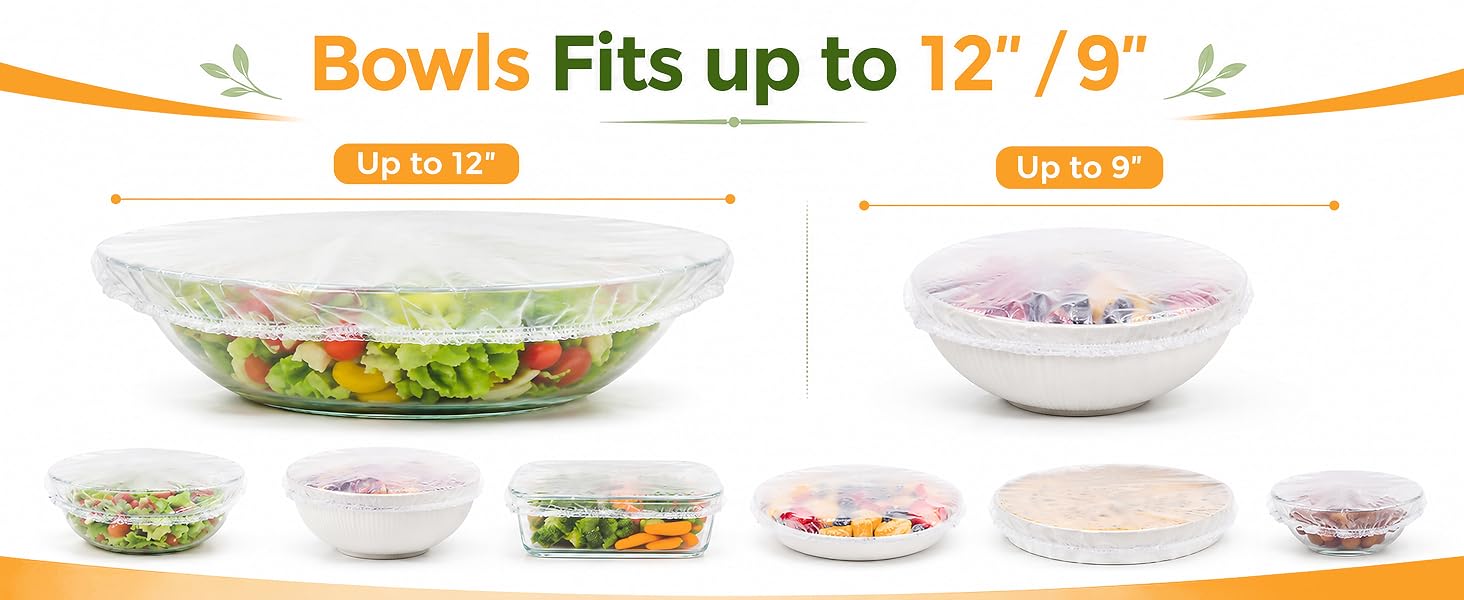 100/200Pcs Bowl Covers for Bread Proofing