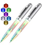 Penyeah 7 Colors in 1 Pen with Light for Writing in the Dark, Multi-Color Changing Led Light Up P...