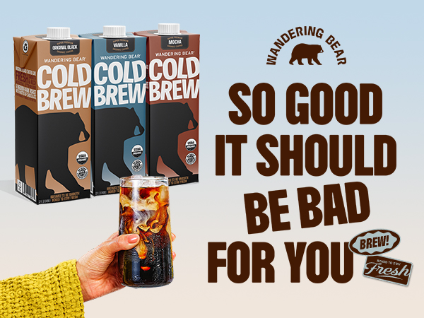 Wandering Bear Cold Brew 32 oz